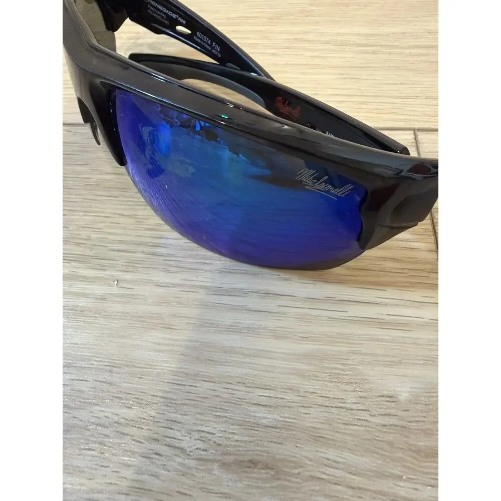 Renegade Pro IKE Mike Iaconelli Fishing Sunglasses Polarized Blue Mirror 601074
